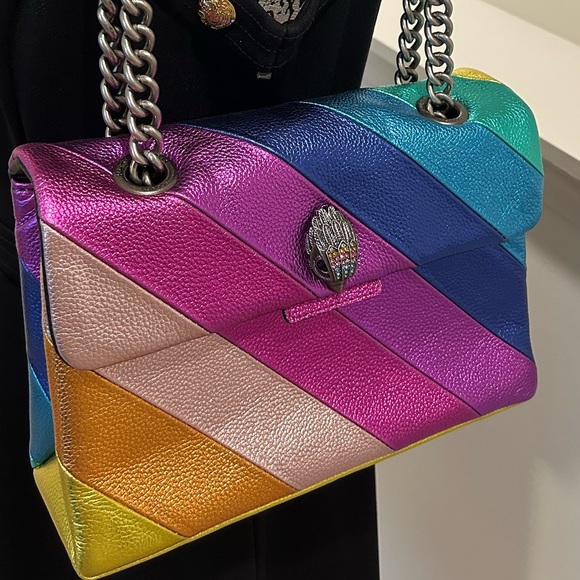 Kurt Geiger Handbags - Kurt Geiger Multicolor Rainbow Shoulder Bag